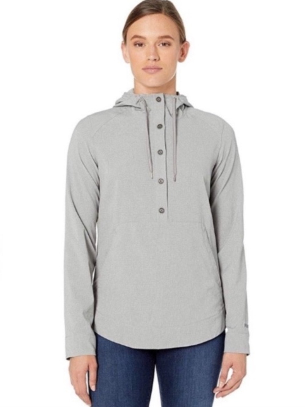 Marmot Lorey Pullover Windbreaker Hoodie in Storm Gray New with Tags Medium